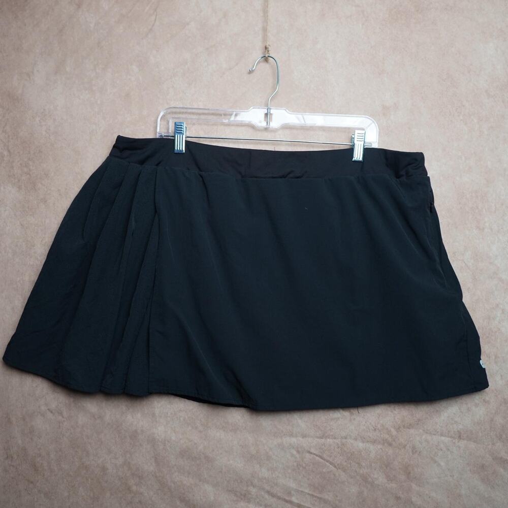 Avia Black Pleated Athletic Skort XXL 20